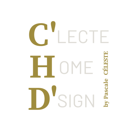 Logo C'lecte Home D'sign, Pascale Céleste, décoratrice d'intérieur en Nord-Isère